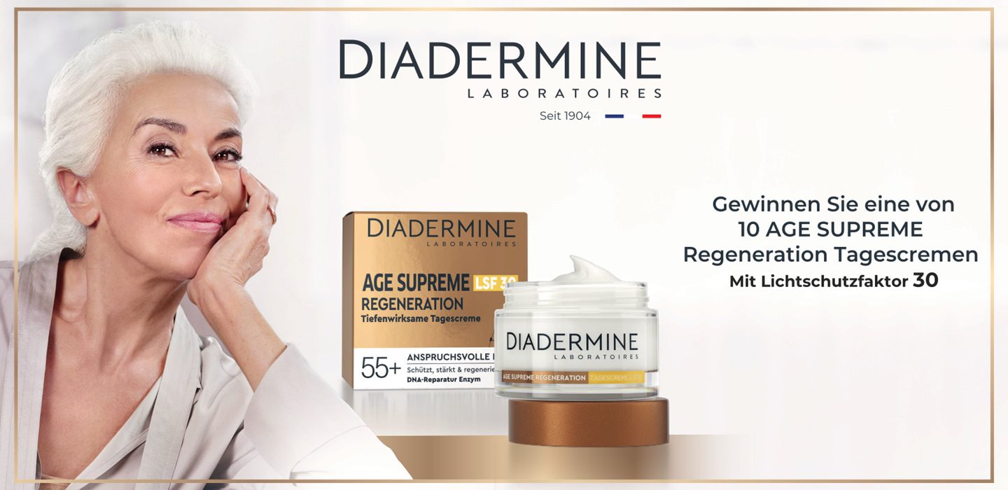 Gewinnspiel: Diadermine Age Supreme Regeneration Tagescreme