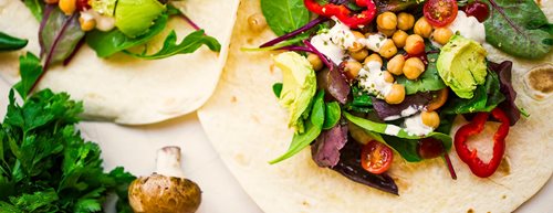 Wraps-Rezept: Diese vegetarischen Fladen sind flott zubereitet