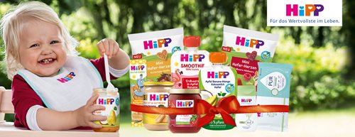 Preisausschreiben: Produktpakete von HiPP