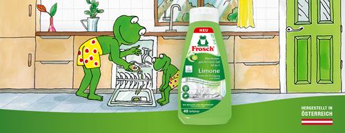 Frosch Maschinengeschirrspül-Gel All-in-1 Limone: 5 Vorteile