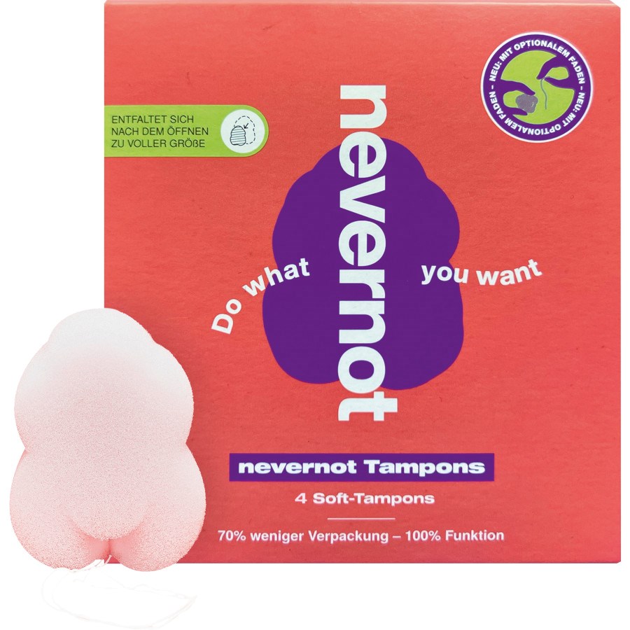 „Soft-Tampons“ von nevernot bei dm