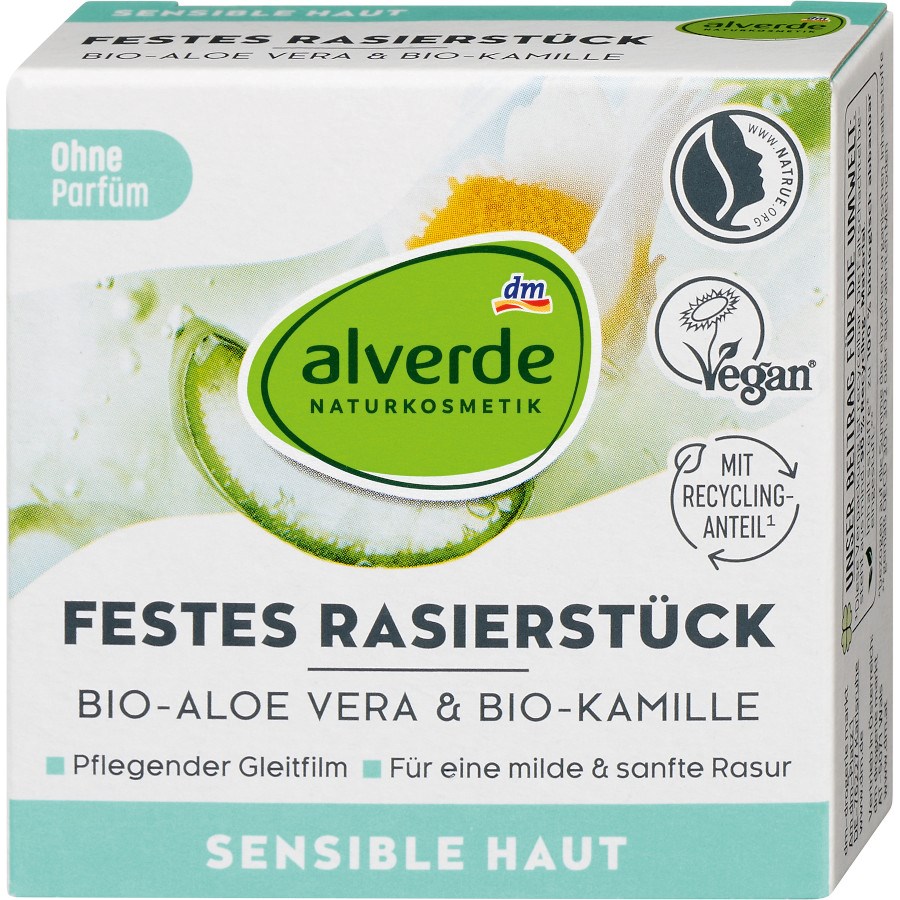 „Festes Rasierstück“ von alverde NATURKOSMETIK bei dm