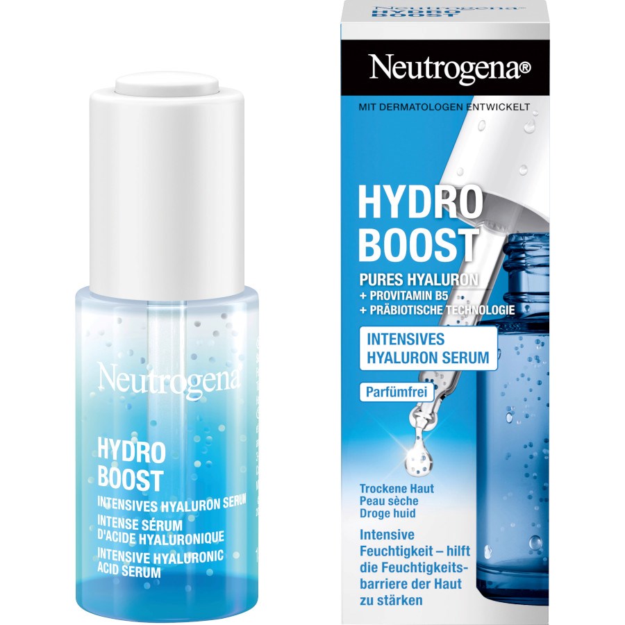 „Hydro Boost intensives Hyaluron Serum“ von Neutrogena bei dm ACTIVE BEAUTY: dm Magazin für Beauty und Wohlbefinden plus Expertise vom dm friseur- & kosmetikstudio