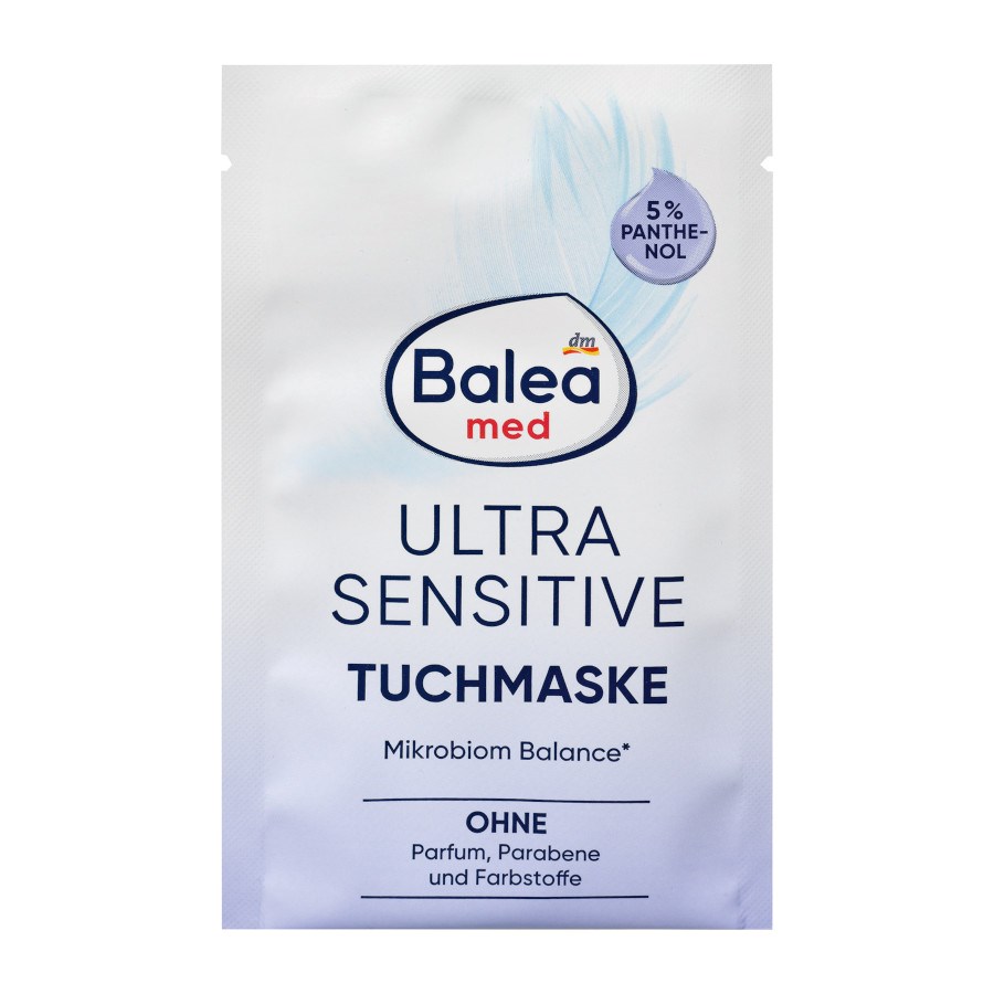 „Tuchmaske Ultra Sensitive“ von balea med